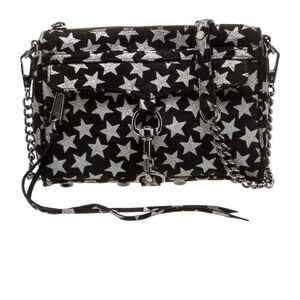 Rebecca Minkoff Black and Silver Star Bag